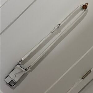 Bandolier White Phone Case with Strap